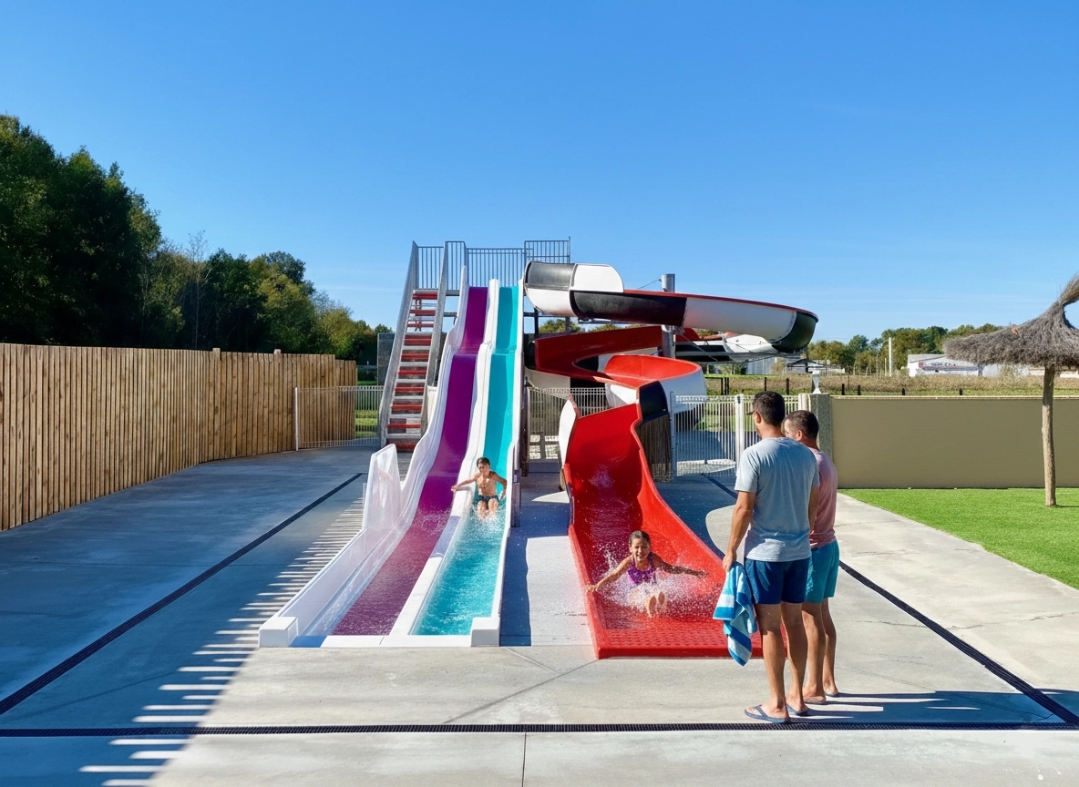 Toboggans aquatiques