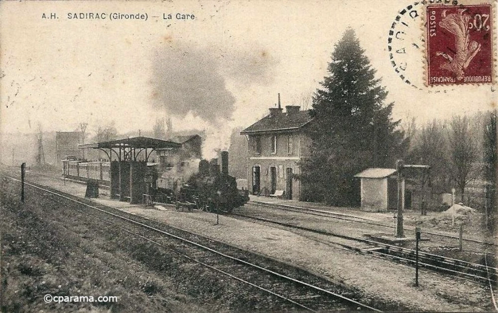 L'ancienne gare de Sadirac